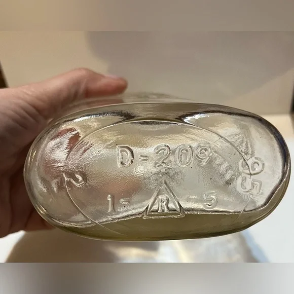 Lincoln Inn Whiskey Flask Vintage Etched Bottle Dominion Glass Montreal 1930’s - Picture 4 of 7